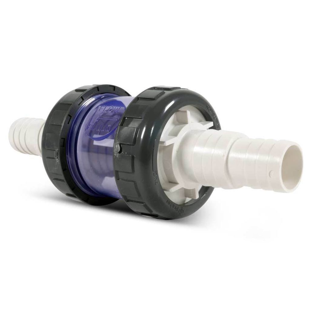 A product shot of a check valve.
