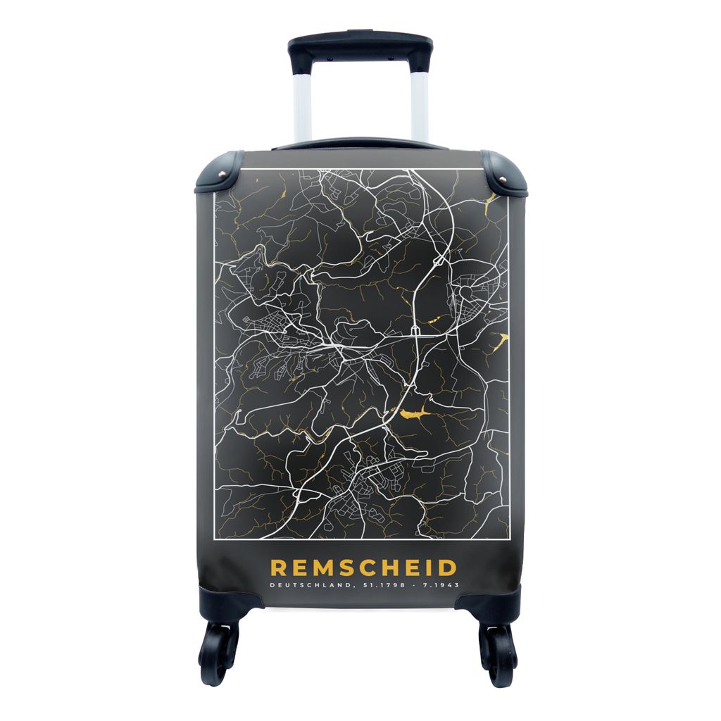 MuchoWow® Koffer Handgepäck Trolley Rollkoffer Kleine Produktbild 