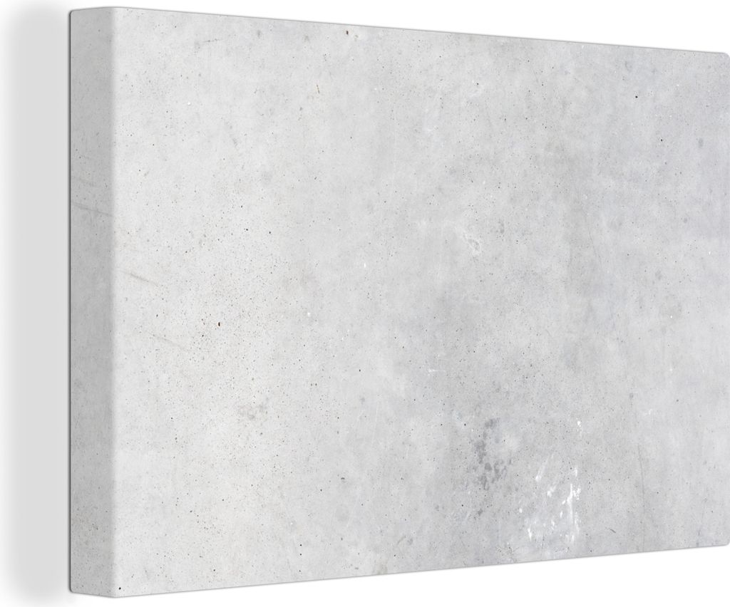 OneMillionCanvasses - Leinwandbilder - 140x90 cm, Verwitterung - Beton - Bauwerke - Vintage - Industriell - Grau, Wandbilder Kunstdruck Wanddekor...