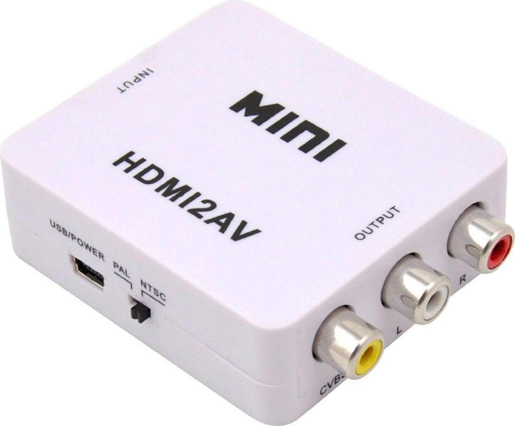 MMOBIEL HDMI Converter zu AV / RCA – inkl. HDMI- und AV-Kabel – 1080p Full HD