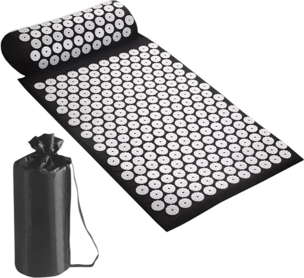 Tapis d'acupression 64x44 cm avec coussin ergonomique - Set Relaxation