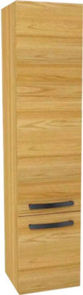 Hängehochschrank mit 2 Türen Devo Vena 2.0 links BxHxT 35x150x33 cm kitami mountain Griff schwarz