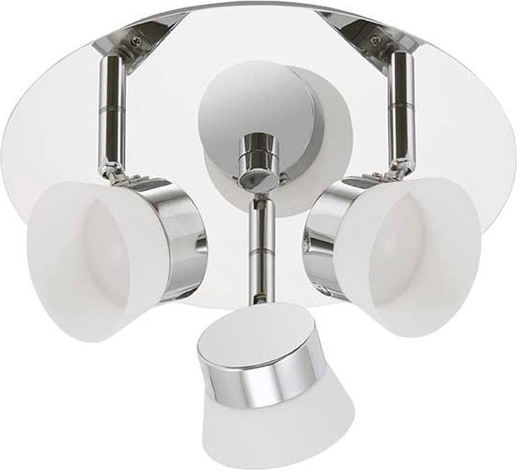 LED Deckenleuchte Badlampe Bad IP44 Spotbalken 3 Flammig Produktbild 