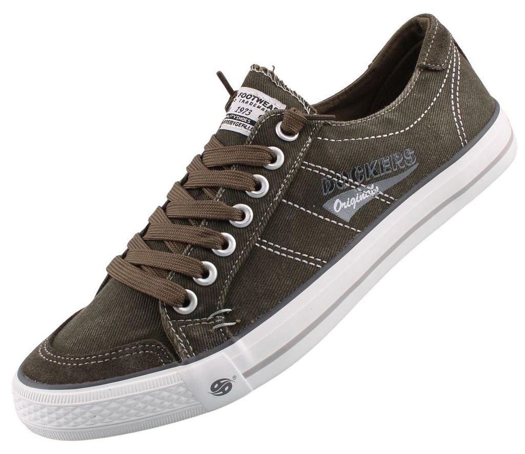 Dockers by Gerli Herren Canvas Sneaker Khaki Immagine del prodotto 