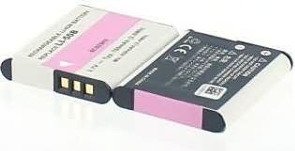 Akku für Olympus MJU Tough 6020 Li-Ion 3,7 Volt 700 mAh schwarz.