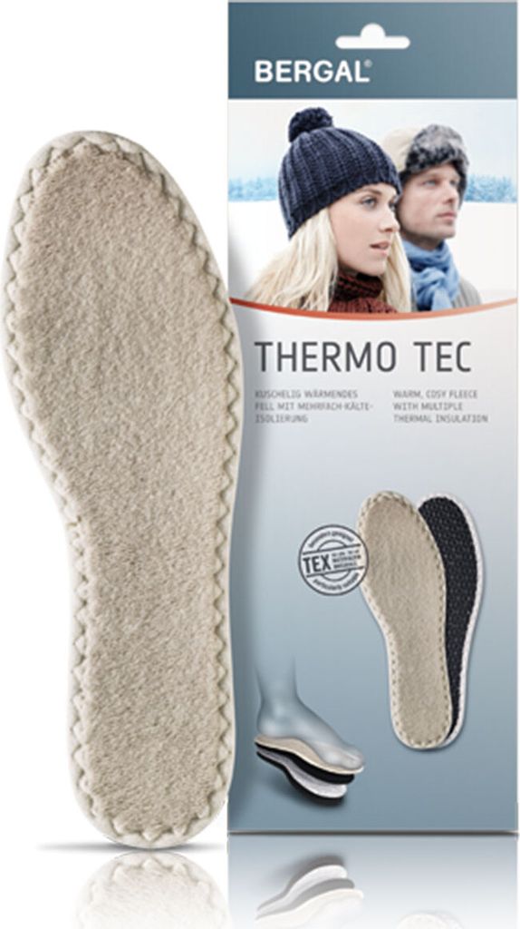 3 Paar Bergal Thermo Tec Einlegesohle mit mehrfacher Kälteisolierung für Erwachsene Gr. 36-46 Warm Winter mit Aktivkohle, Schuhgröße:47 EU