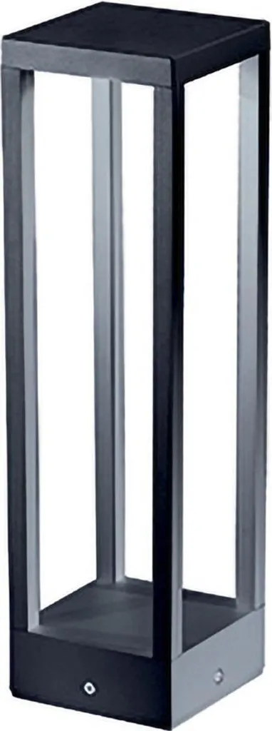 Lampada Giardino Zafferano Home 15W 1590lm - Palo LED 3000K Grigio