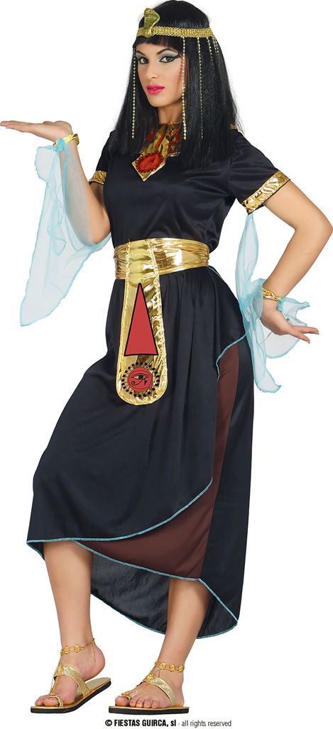 Princesse égyptienne Néfertiti Costume Carnaval Mardi Gras Image du produit 