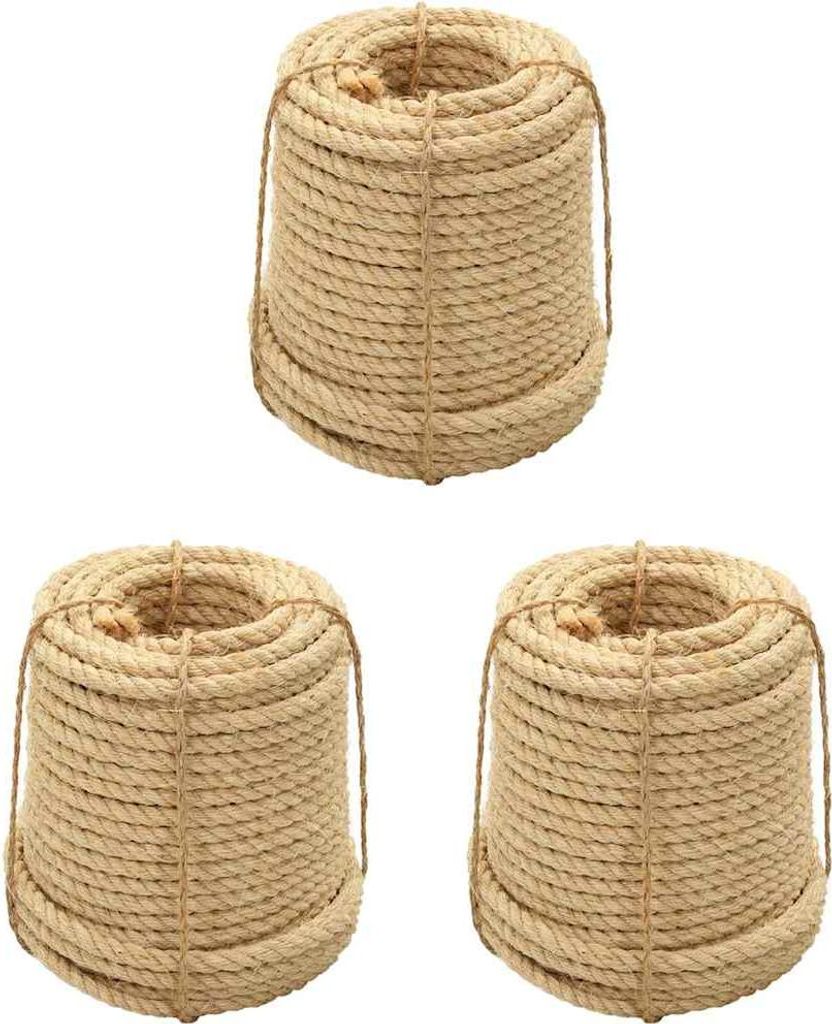 vidaXL Sisalseile 3 Stk. 14 mm