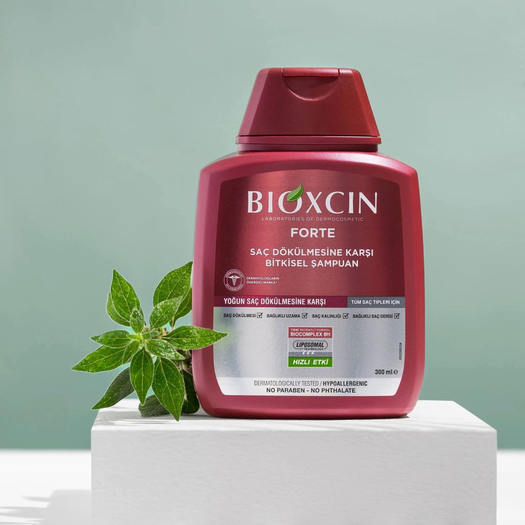 Bioxcin Forte Szampon przeciw silnemu wypadaniu włosów 300 Zdjęcie produktu 6