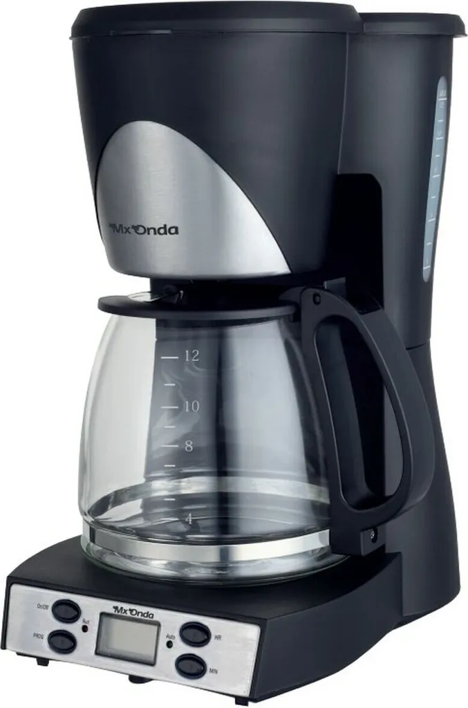 Cafetière Mx Onda MXCE2270 programmable avec arrêt automatique 12 tasses