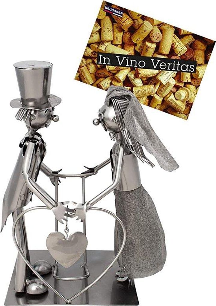 Weinliebeshufe für Bar, edles Metallaccessoire, Paar, Weinflaschenhalter