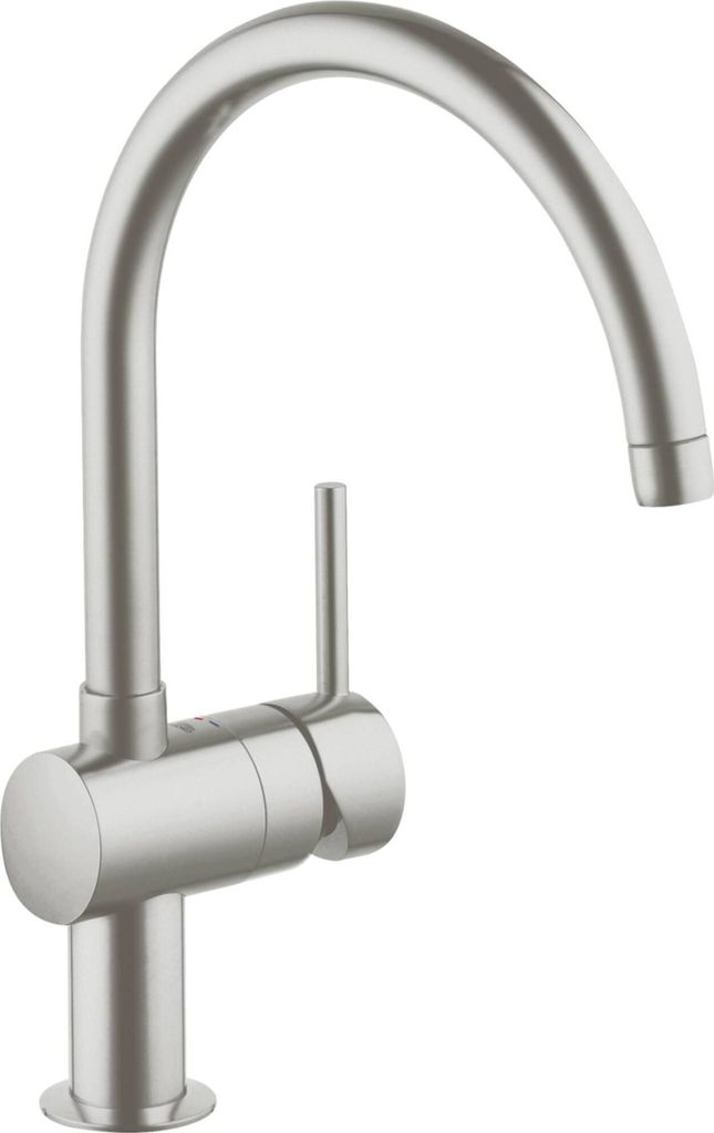 GROHE Minta Einhand-Spültischarmatur, Ausladung 223mm, C-Auslauf, schwenkbar, 32917DC0