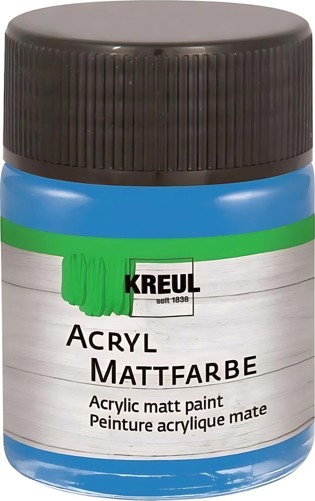 KREUL Acryl Mattfarbe Hellblau 50 ml
