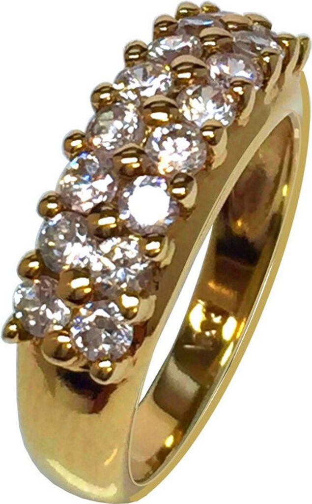 Ring 54 - Gold 333 8K Zirkonia - goldfarben Produktbild 