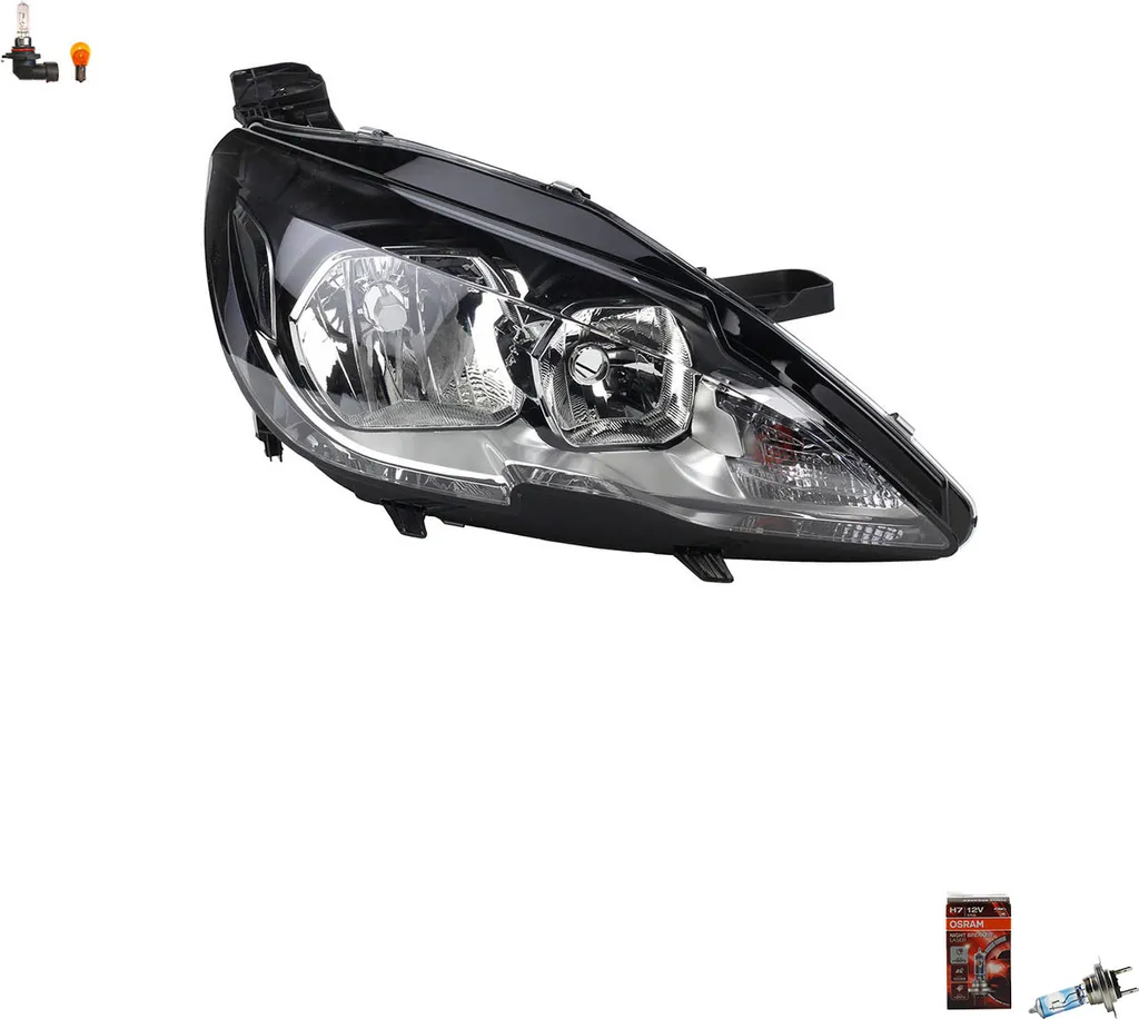 Upgrade Faro Peugeot 308 II 9677522980 Johns con Osram Night Breaker