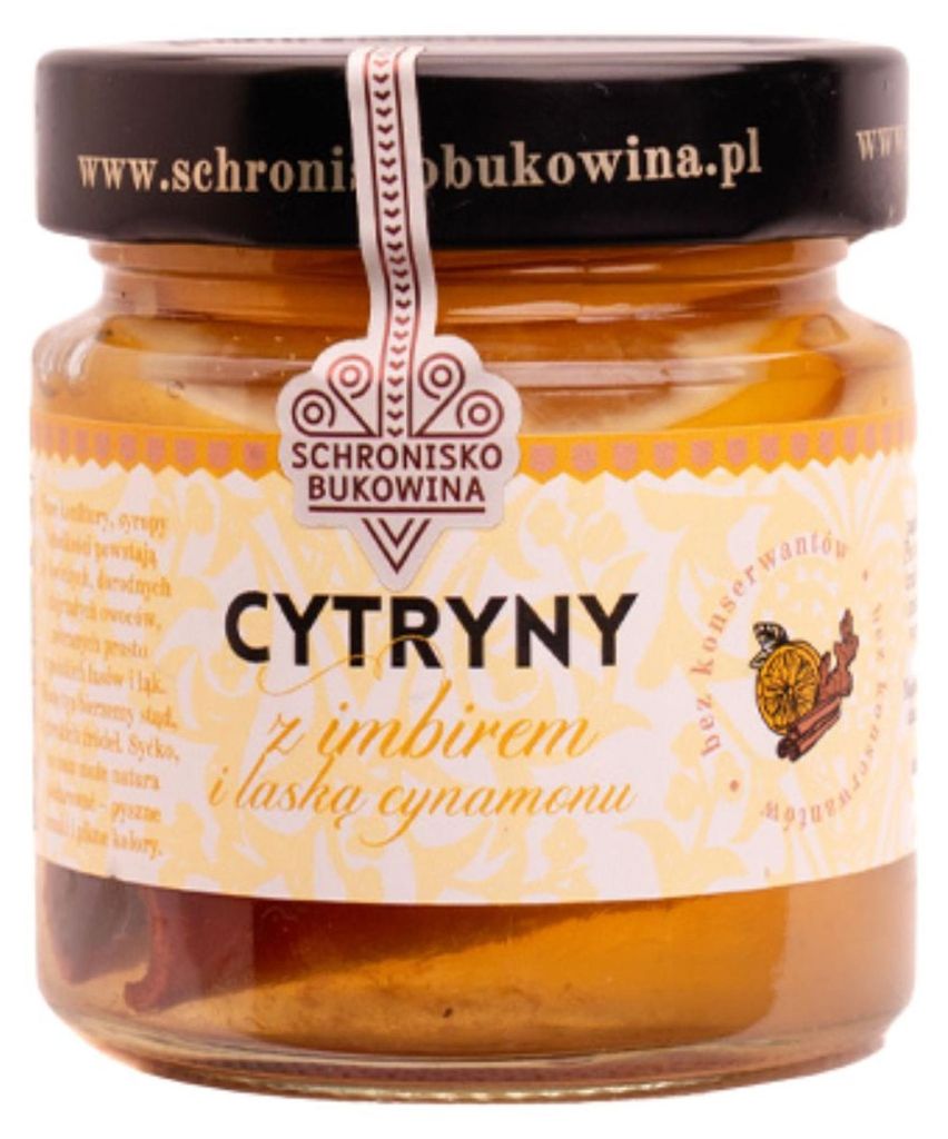 Citrons biologiques au gingembre et à la cannelle, 220 g Image du produit 