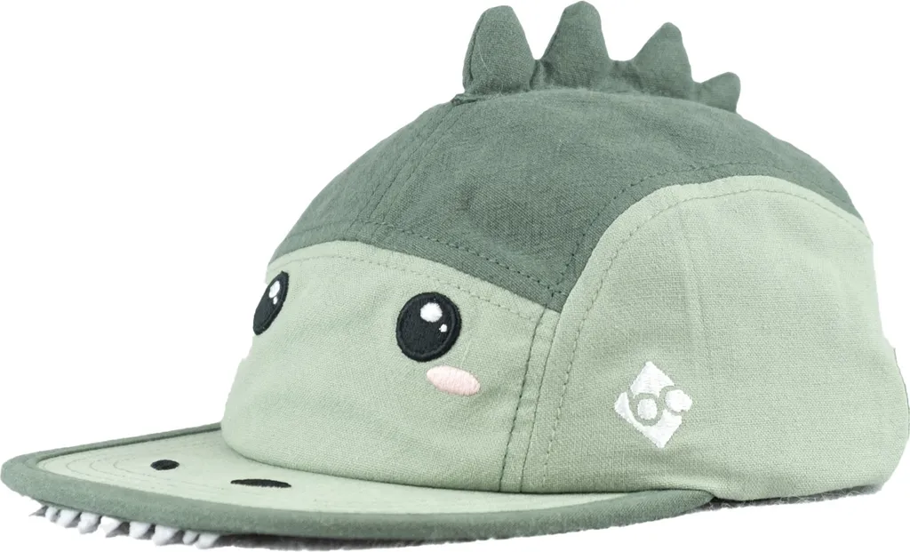 Casquette Dino Vert pour Petit Garçon et Fille - Coton Confortable Soft