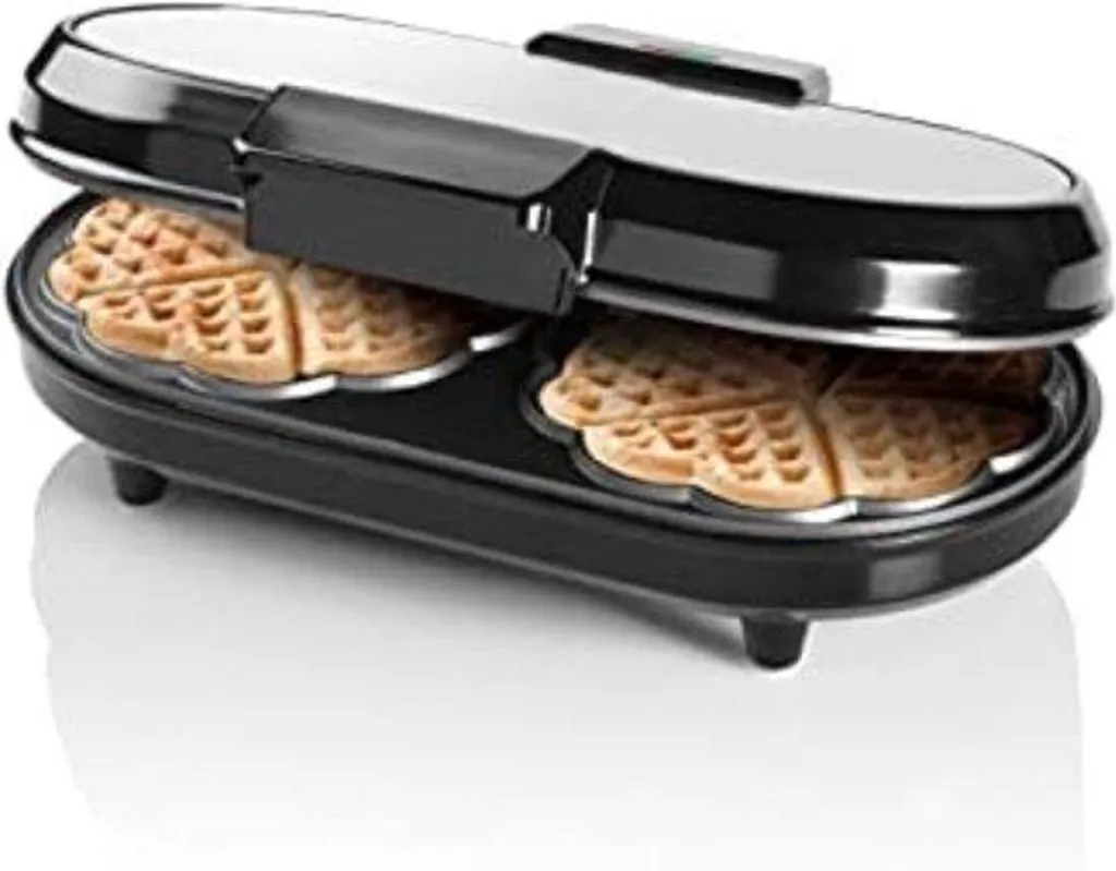 Gaufrier pour goûter familial avec plaques interchangeables faciles