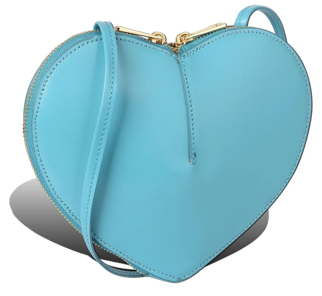 Sac à bandoulière cuir synthétique turquoise 22x16x6cm par Toscanto