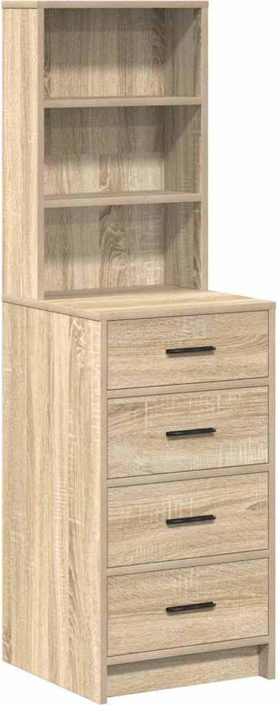 Hochboard Sonoma Eiche 40 x 41 x 135 cm Holzwerkstoff