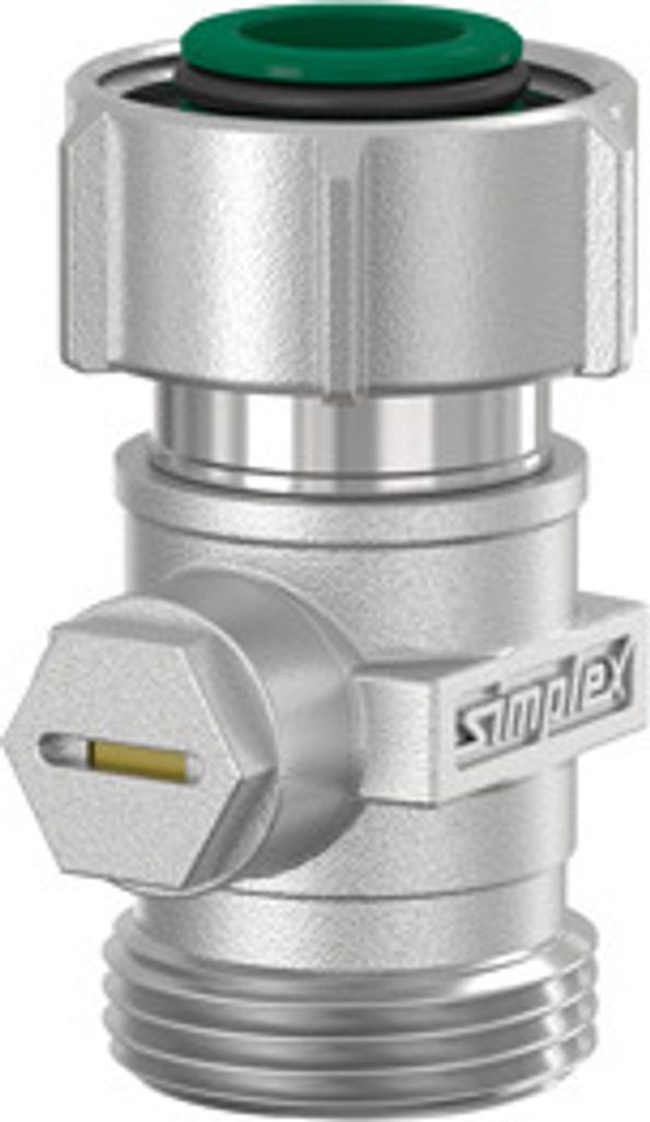 Simplex Einzel-Kugelhahn EXCL. Durchg. D2/AG, G3/4i x G3/4a Produktbild 