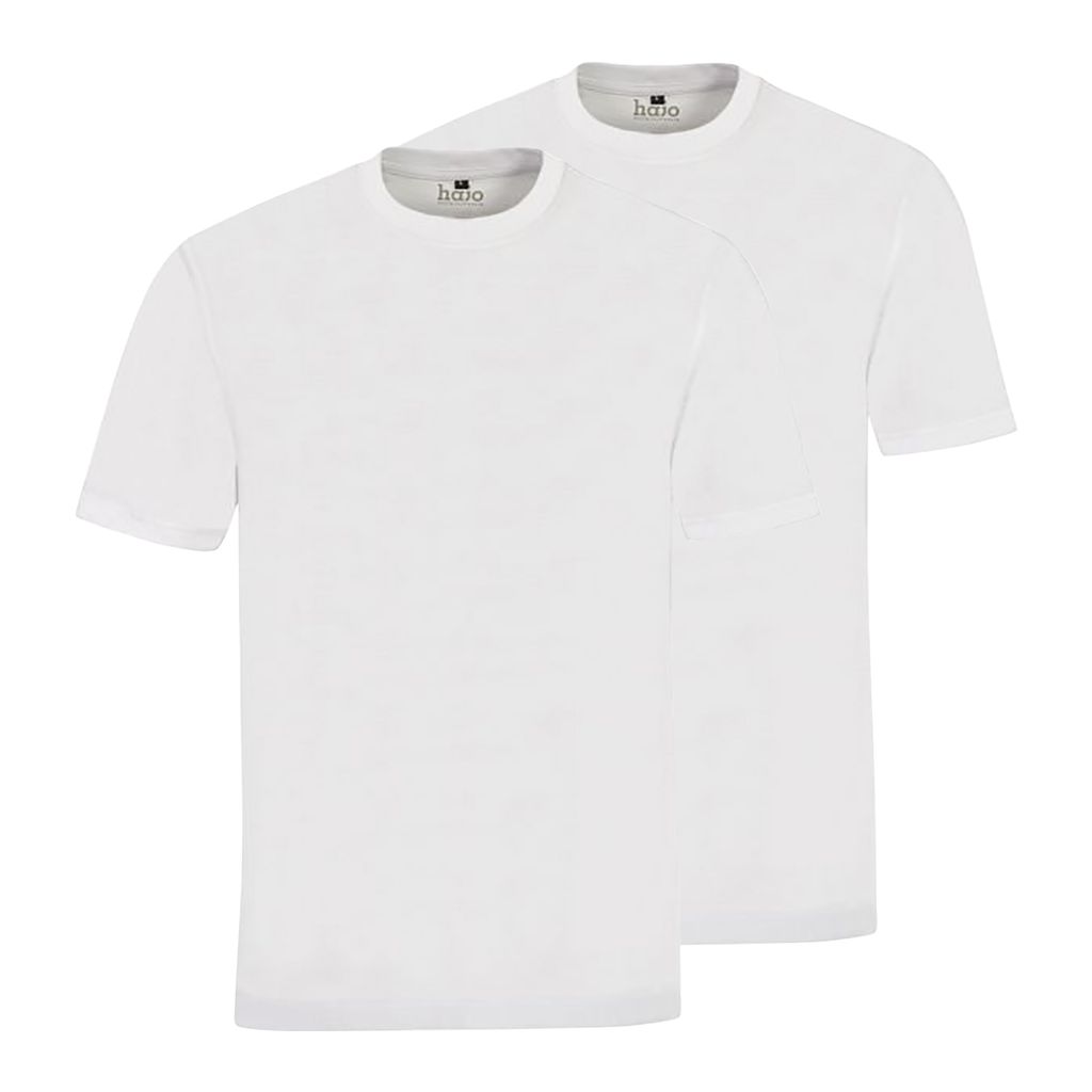 hajo Herren T-Shirt, 2er Pack - Basic,