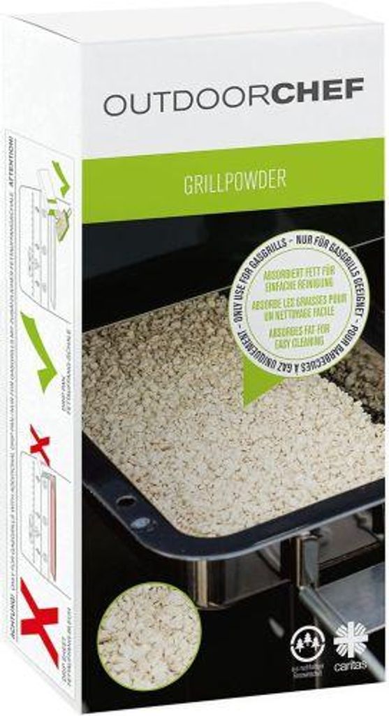 OUTDOORCHEF Polvere per griglia di pulizia, 1 kg di granuli Immagine del prodotto 