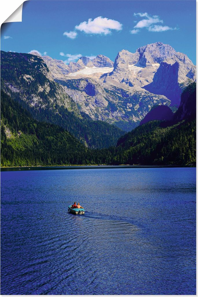 ARTland Poster Gosausee mit Dachsteingletscher Größe: 20x30 cm