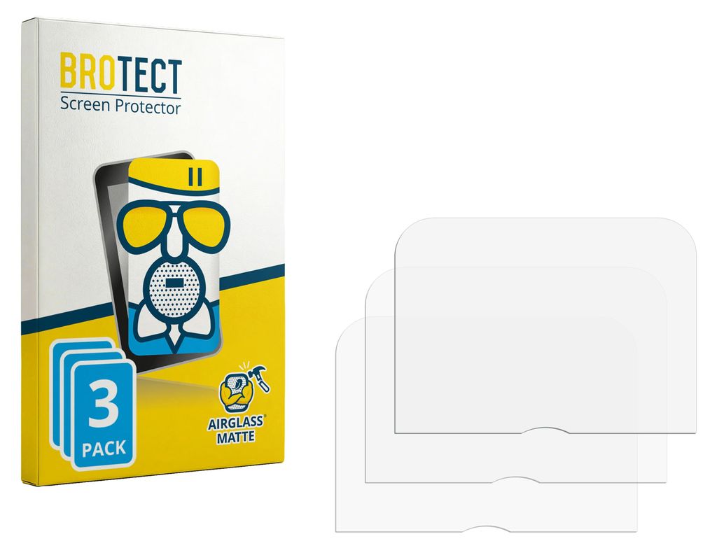 3x BROTECT Entspiegelungs Schutzglas für Bosch Smart Home 230 V (Raumthermostat II) Schutzfolie Panzer Folie Glas Display Schutz matt