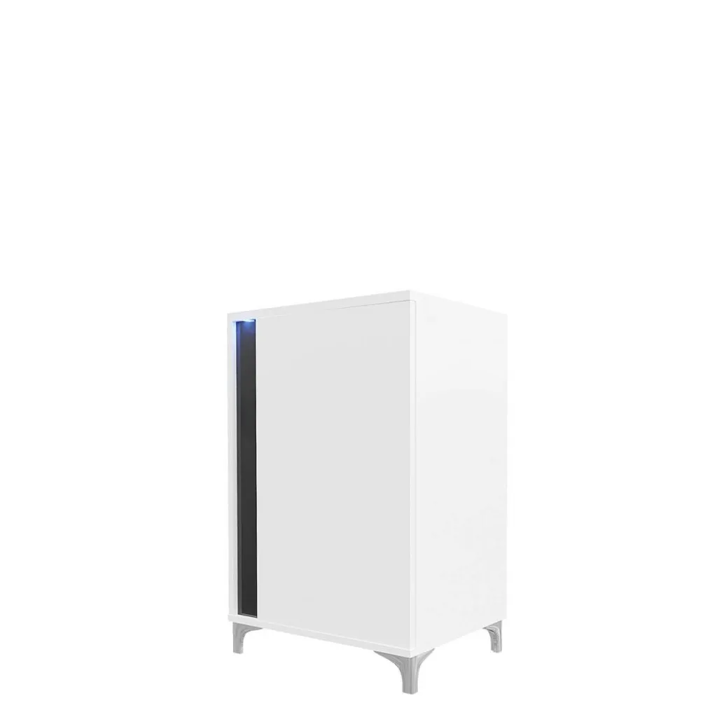 Buffet d'angle gauche BANTRY 2 pour salon moderne avec lumières LED
