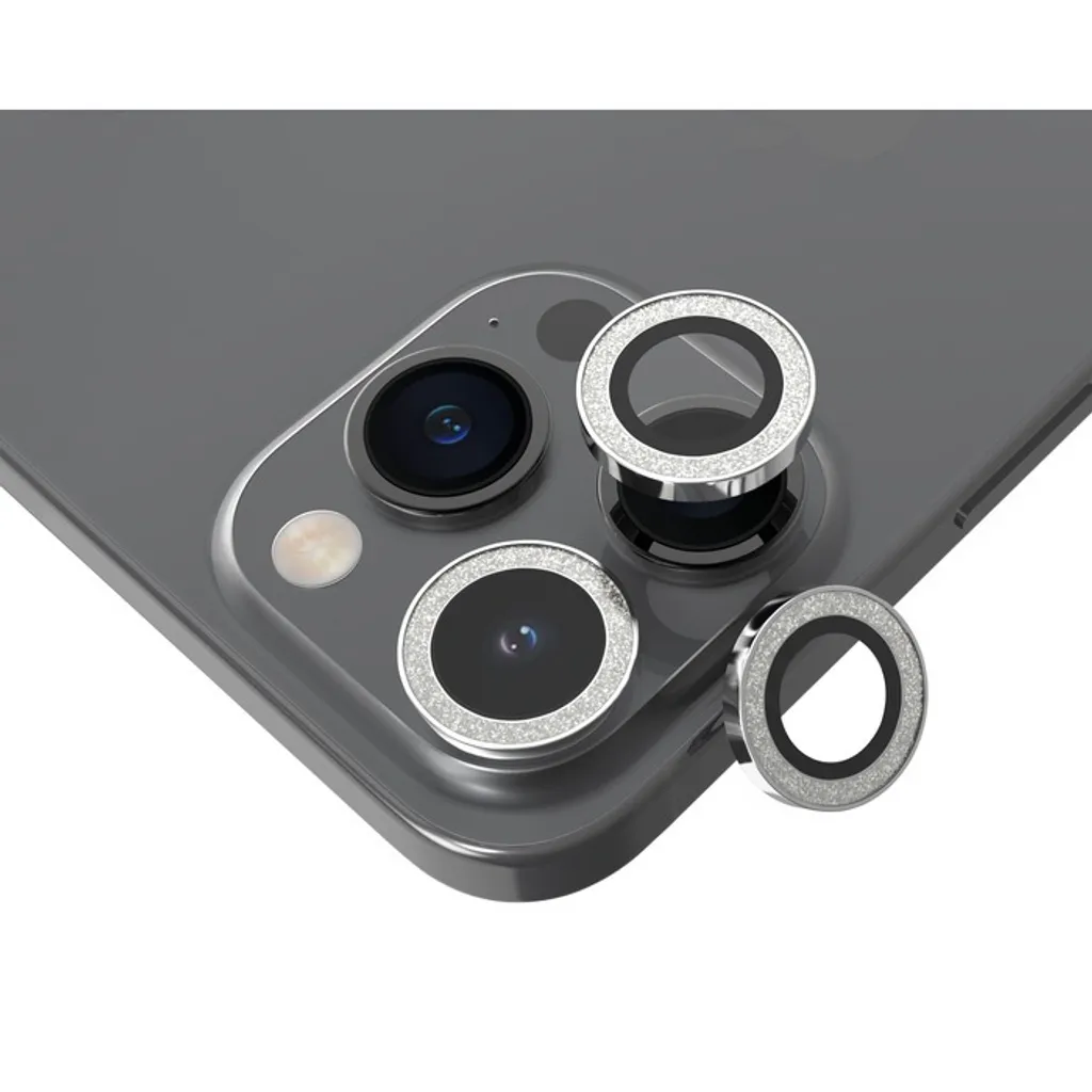 Protège Objectif iPhone 15 Pro Max So Seven Argent Sécurité Intégrale - 2