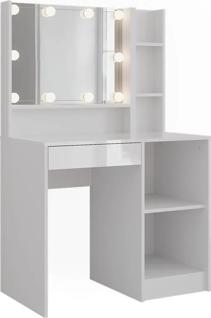 Coiffeuse avec Miroir Vicco Sherry pour Organisation Beauté et Bijoux