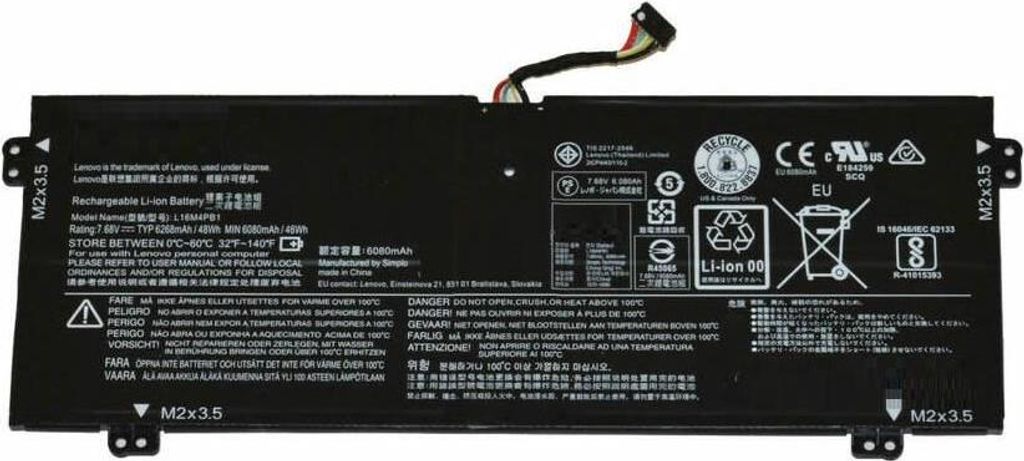 CoreParts Lenovo Laptop-Akku, MBXLE-BA0314