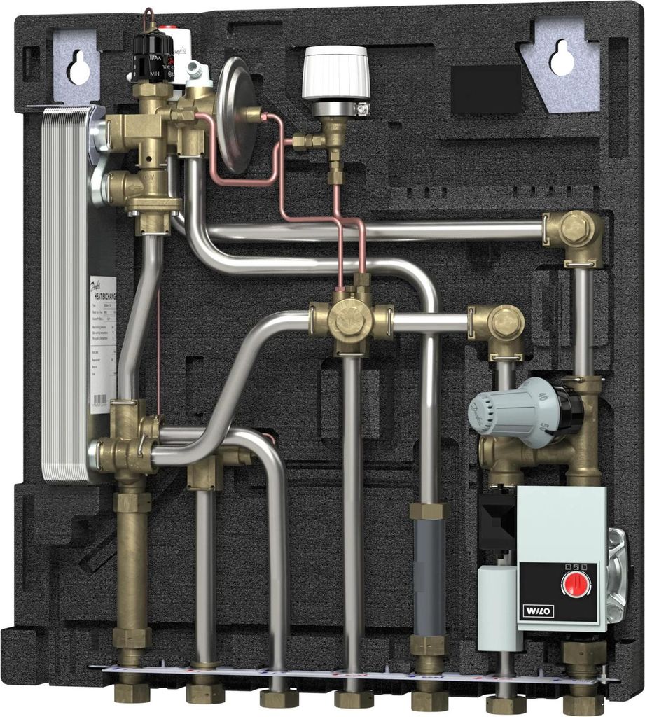 Danfoss EvoFlat MSA 3 Wohnungsstation 55kW, 22,5 l/min für Flächenheizung, 1 Stk.