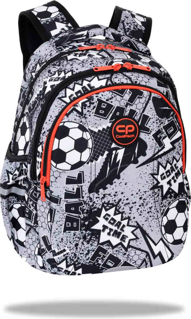 Sac à Dos École Coolpack Joy S Gris Ball Idéal pour Rentrée Primaire CP