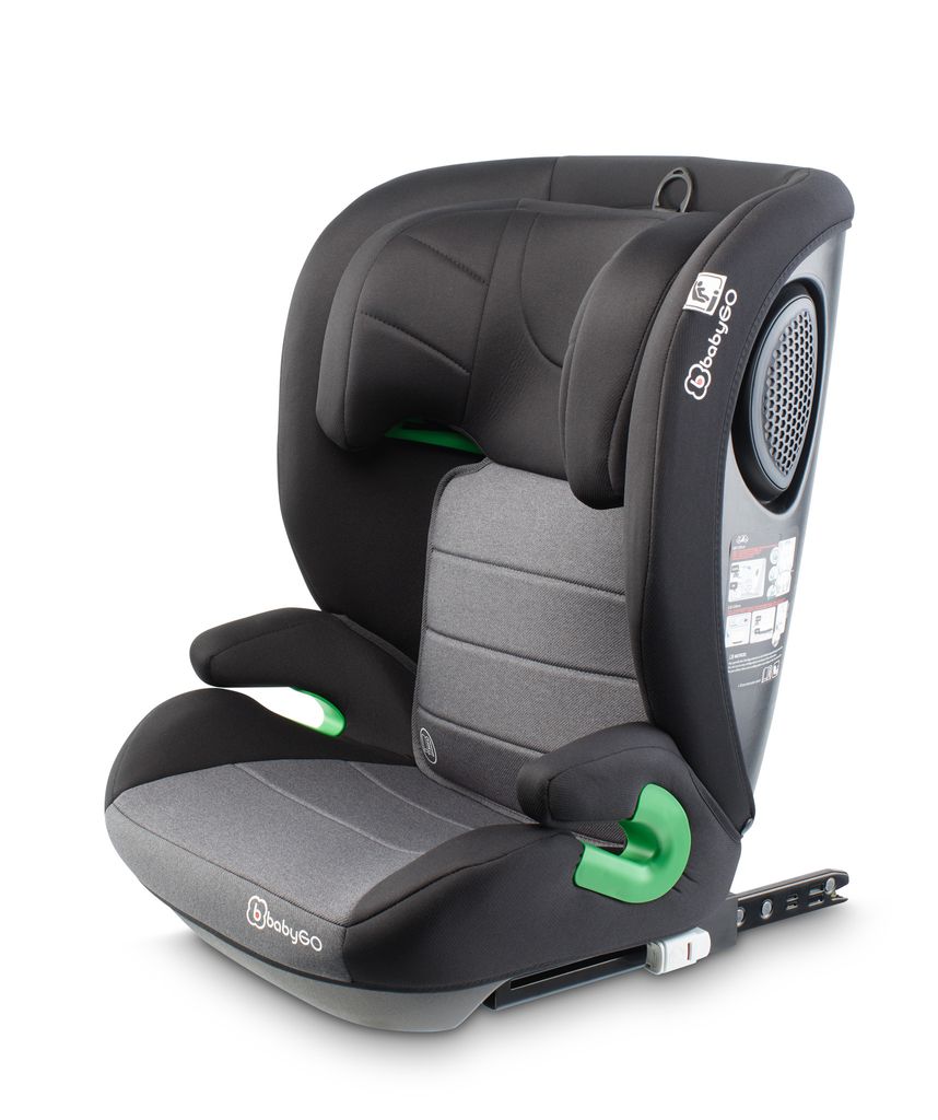 BabyGo Kinderautositz Safechild 2, inkl. Isofix, grau