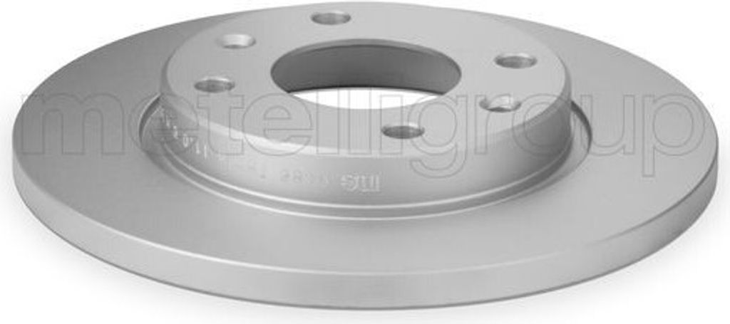 2x METELLI Bremsscheibe 23-0486C passend für PEUGEOT 206 Schrägheck (2A/C)