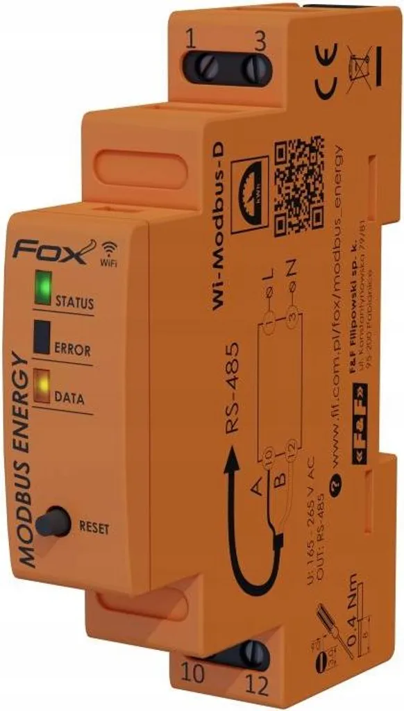 F&F LE-01MR Modbus: Contatore Energia 100A da Quadro - Qualità F&F