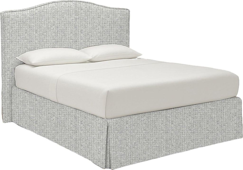 Einzelbett Dmora Orvieto Hellgrau, Abnehmbarer Kasten