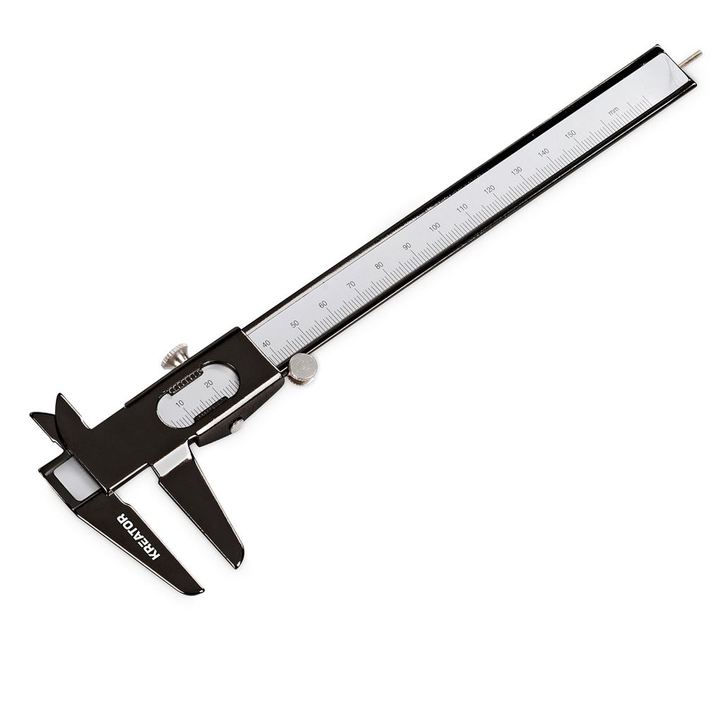 Messschieber Schiebelehe Messgerät 0,01-150 mm Feststellfunktion aus Metall - Schieblehre Metall