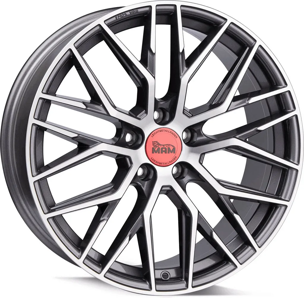 Jantes alu MAM RS4 18 pouces 5x108 ET45 couleur palladium pour berlines