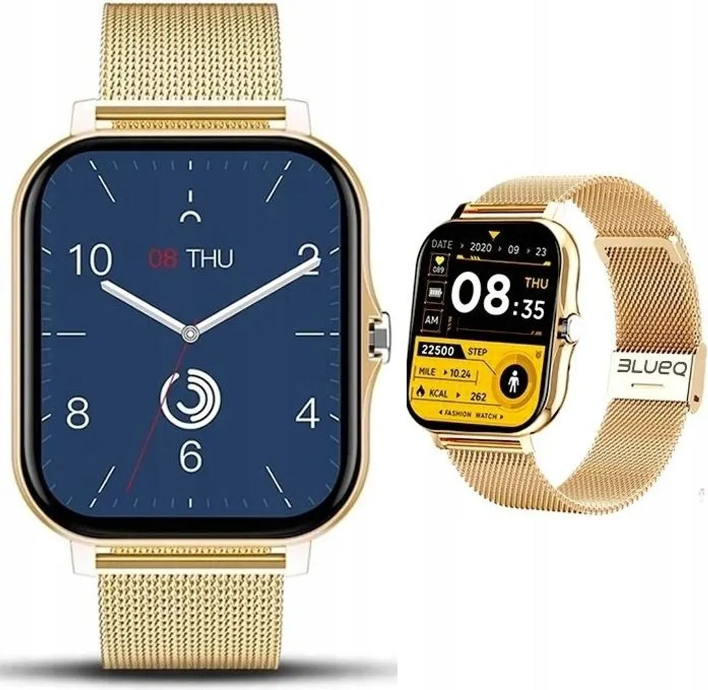 Montre connectée autonomie longue BlueQ sport chic pour femme