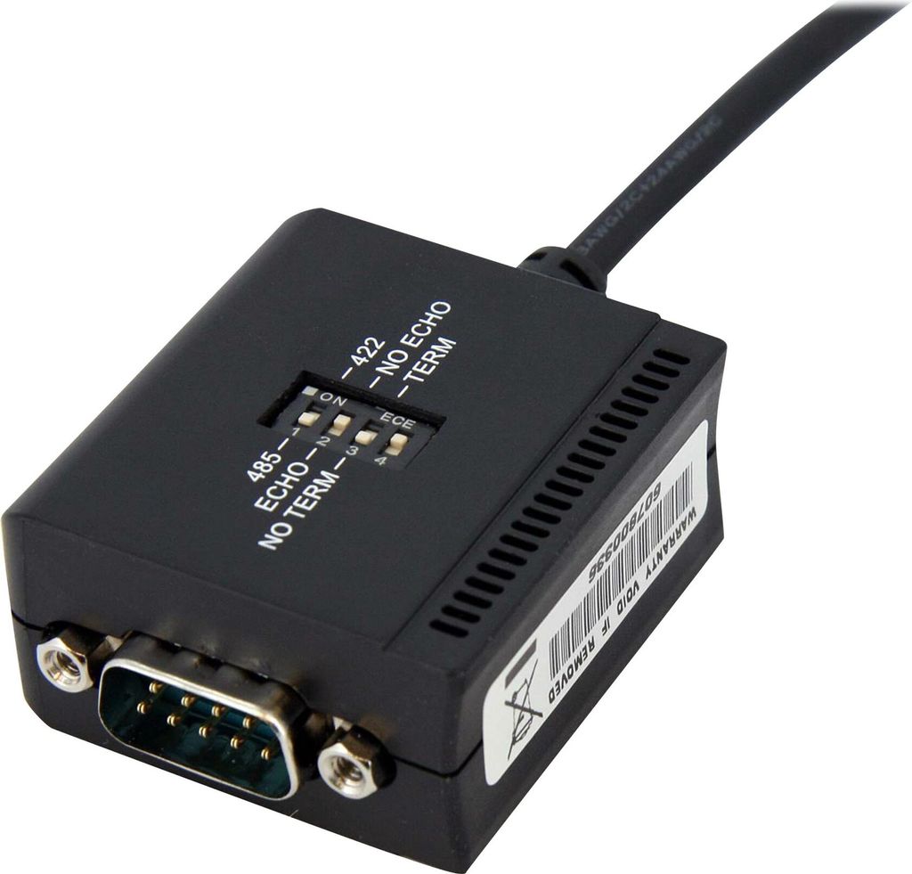 Startech Rs422 Rs485 Usb-serienkabel Adapter Schwarz Schwarz One Size