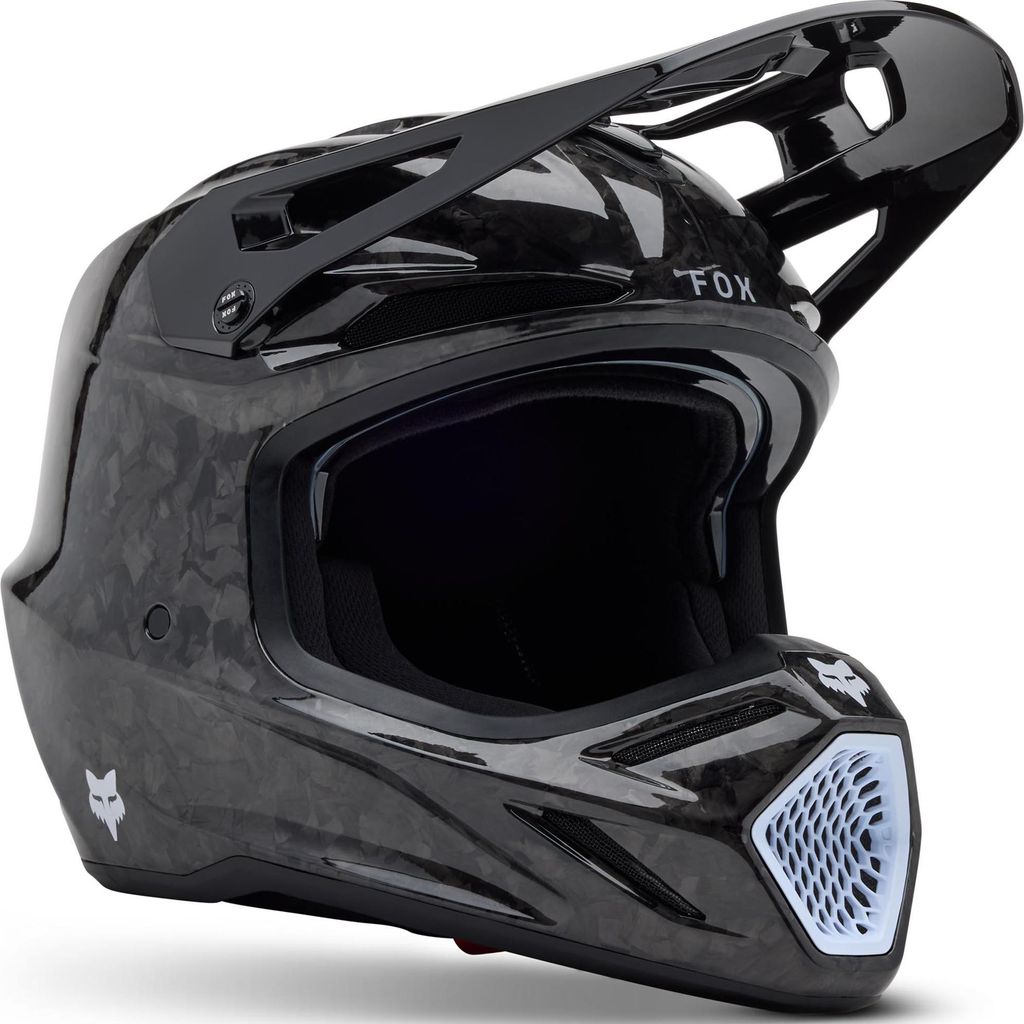 FOX V3 RS Carbon Solid MIPS Motocross Helm, schwarz, L Produktbild 