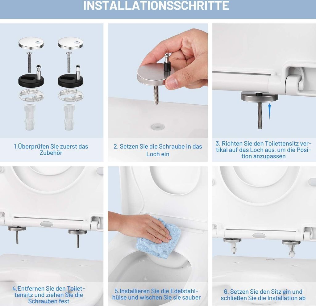 Coree TS12 Toilettendeckel, Toilettensitz Kinder, WC-Sitz Produktbild 6
