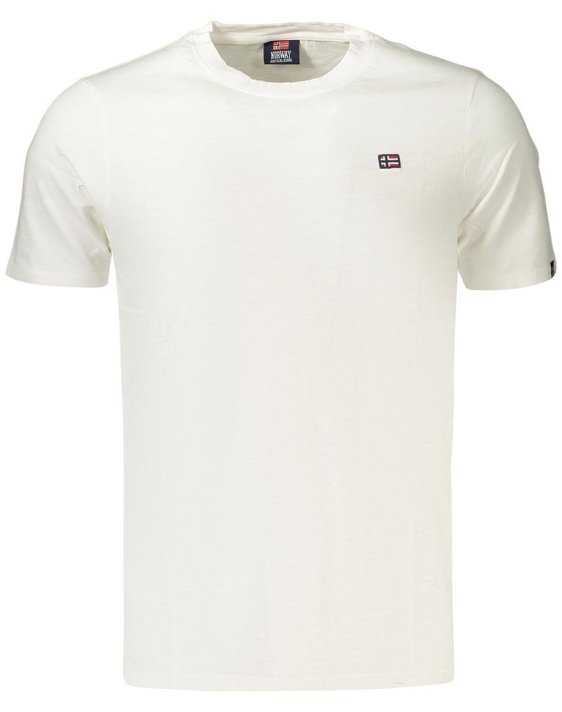 Stilvolles Herren T-Shirt Weiß - Norwegen 1963 Design & Logo
