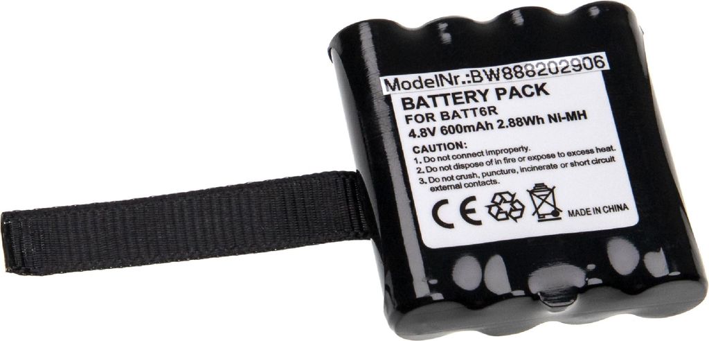 vhbw Akku Ersatz für Uniden BP-38, BP-39, BT-1013, BT-537, Produktbild 
