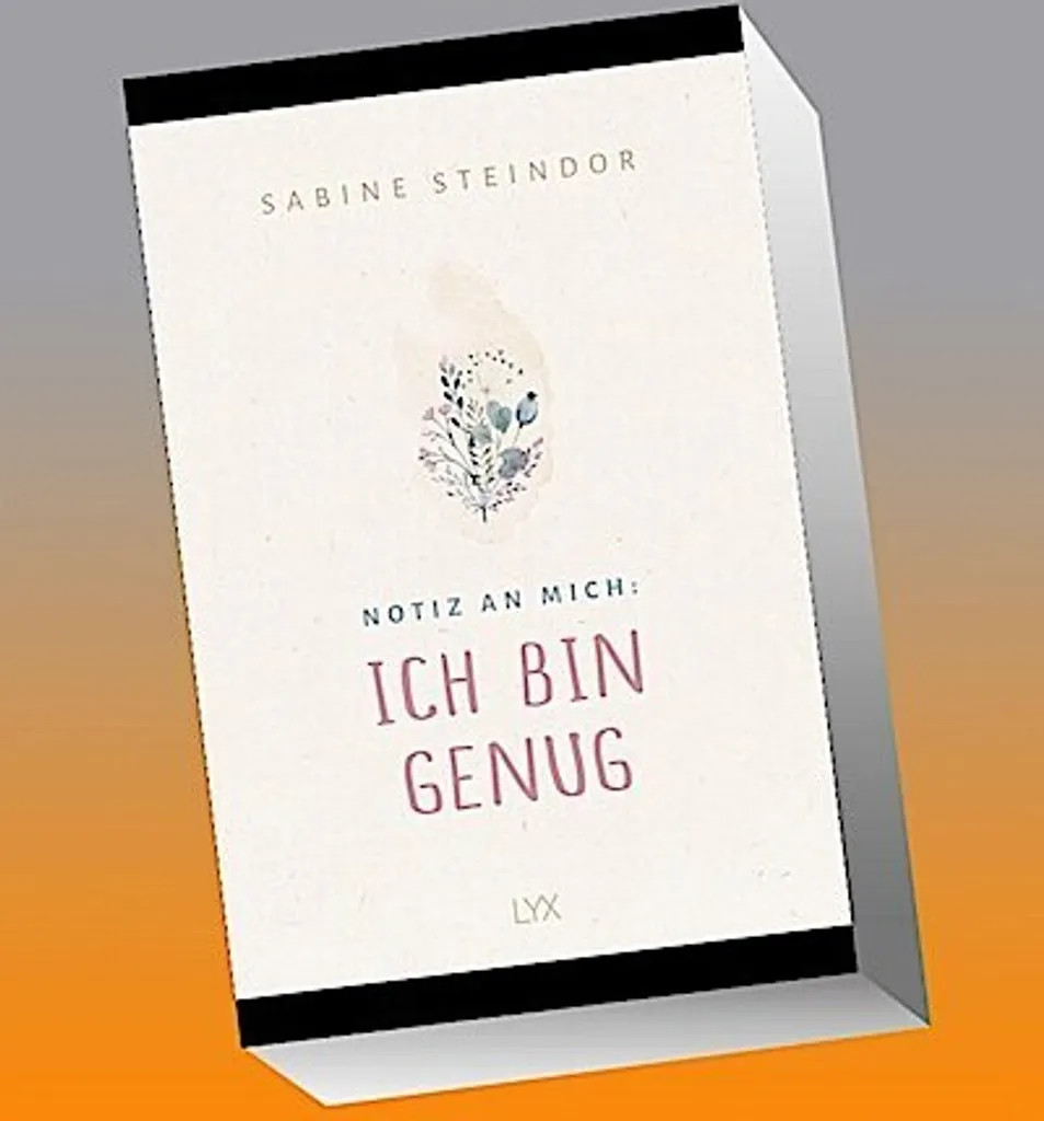 Cahier de Notes Inspirant Ich bin genug - Papier Premium 100g - 160 Pages
