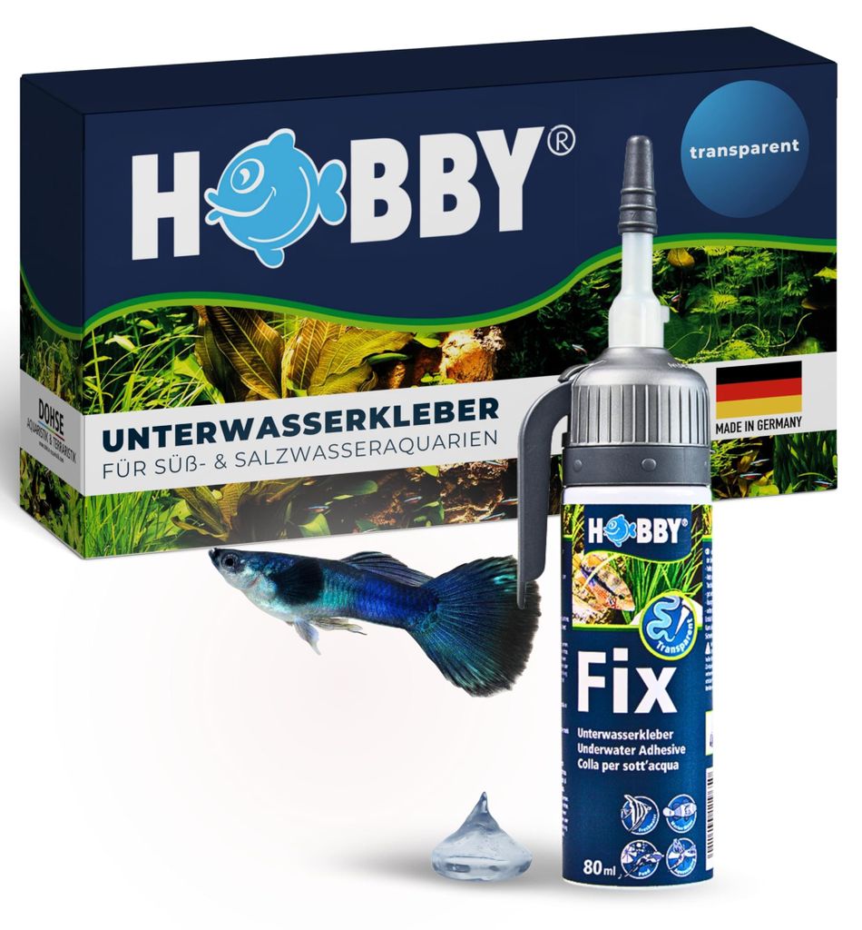 HOBBY Aquaristik Fix Unterwasserkleber I 80 ml Kartusche I Produktbild 
